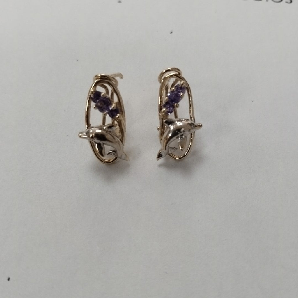 ARETES PAR ORO 10 K 2.8 GRMS (SEMINUEVO)
