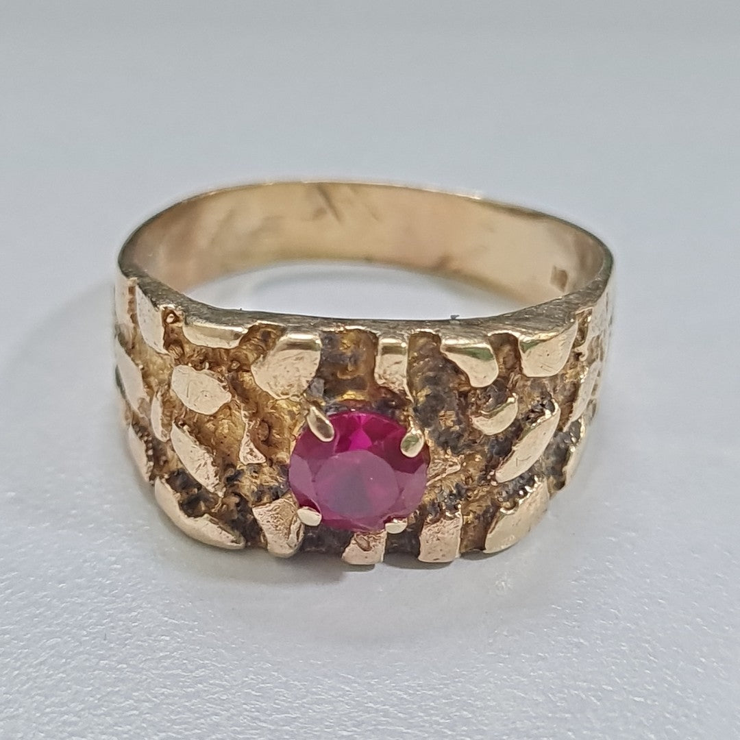 ANILLO ORO 10 K 5,10 GRMS (SEMINUEVO)