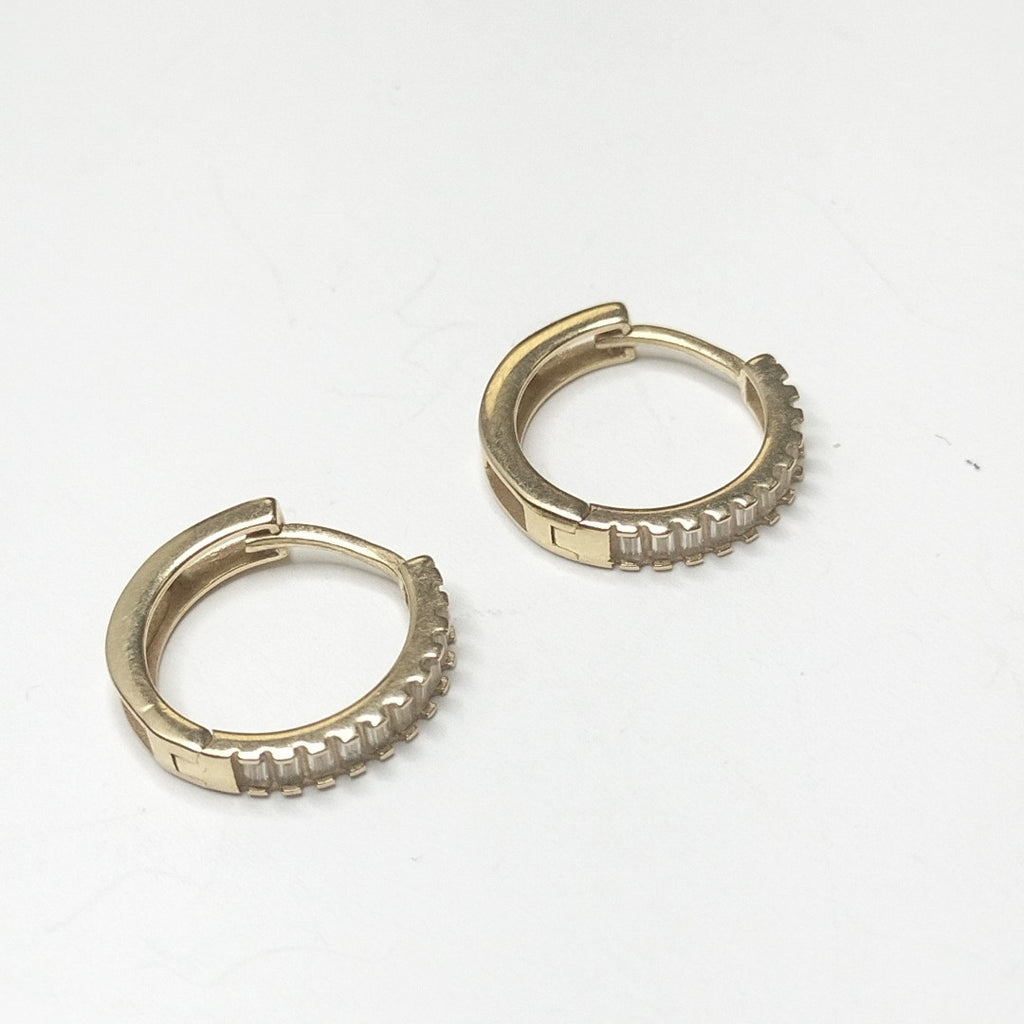ARRACADAS PAR ORO 14 K 1.9 GRMS (SEMINUEVO)