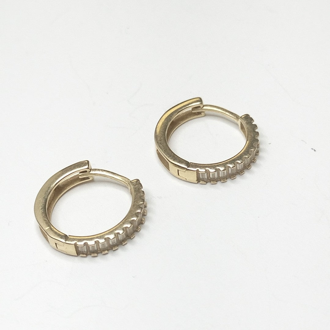 ARRACADAS PAR ORO 14 K 1.9 GRMS (SEMINUEVO)