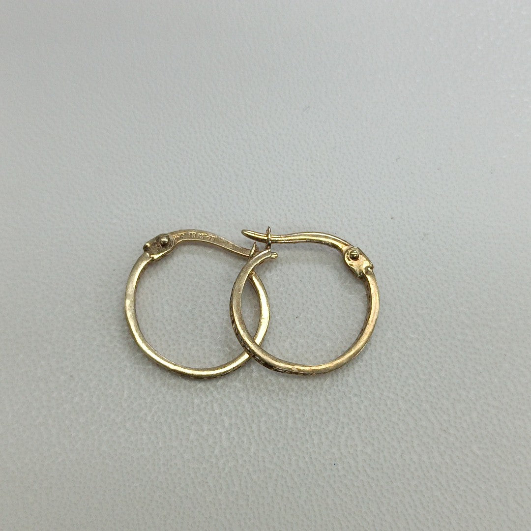 ARRACADAS PAR ORO 14 K 1.3 GRMS (SEMINUEVO)