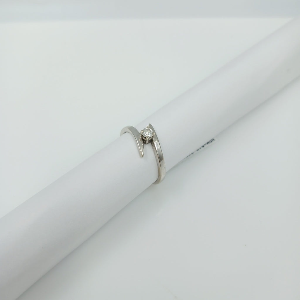 ANILLITO ORO BLANCO 14 K 2.4 GRMS (SEMINUEVO)