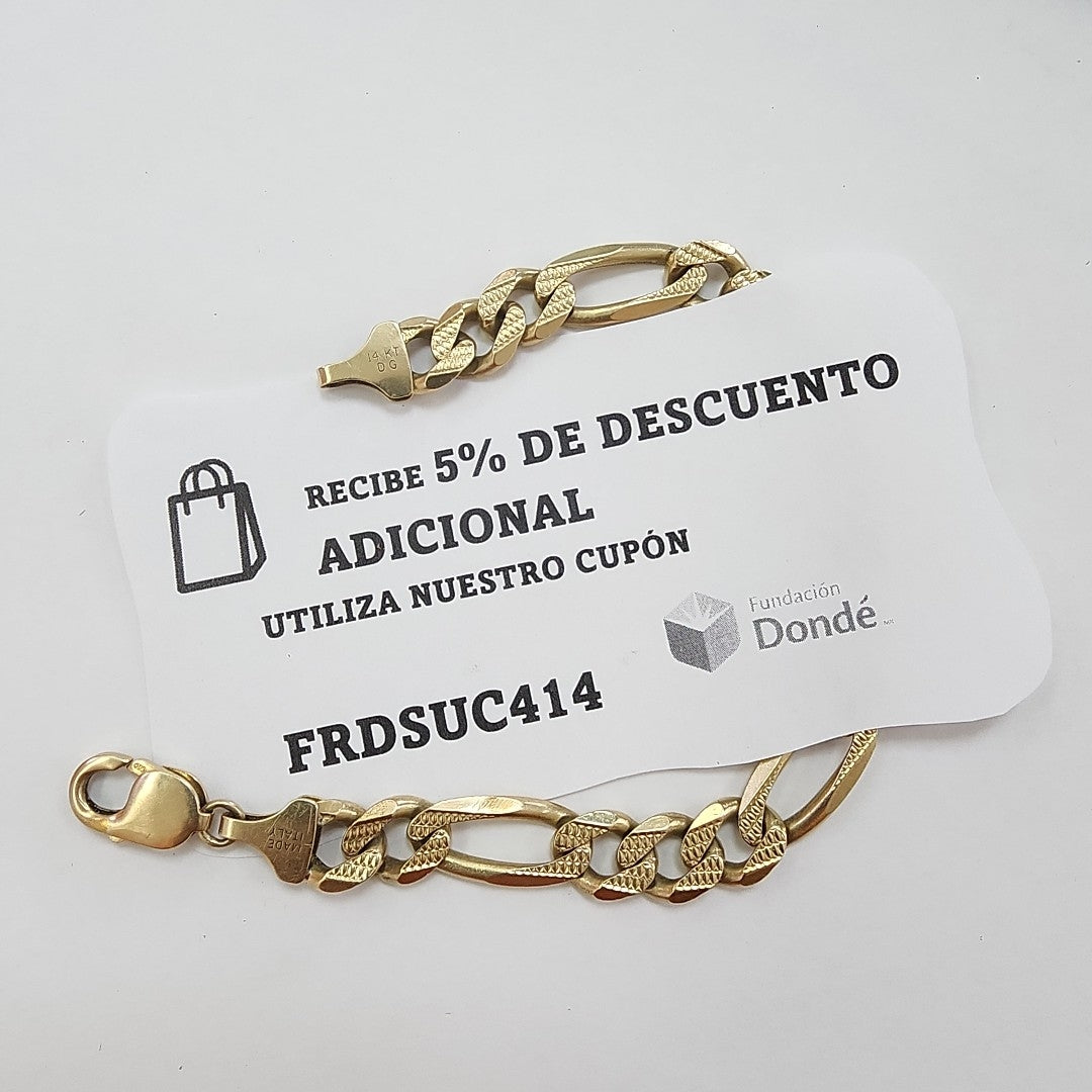 PULSERA ORO 14 K 37.9 GRMS (SEMINUEVO)