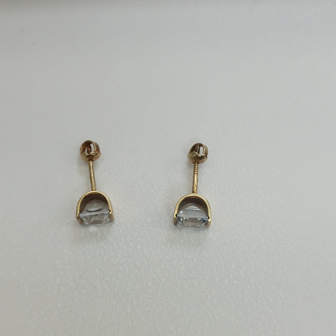 BROQUELES PAR ORO 14 K 1.8 GRMS (SEMINUEVO)