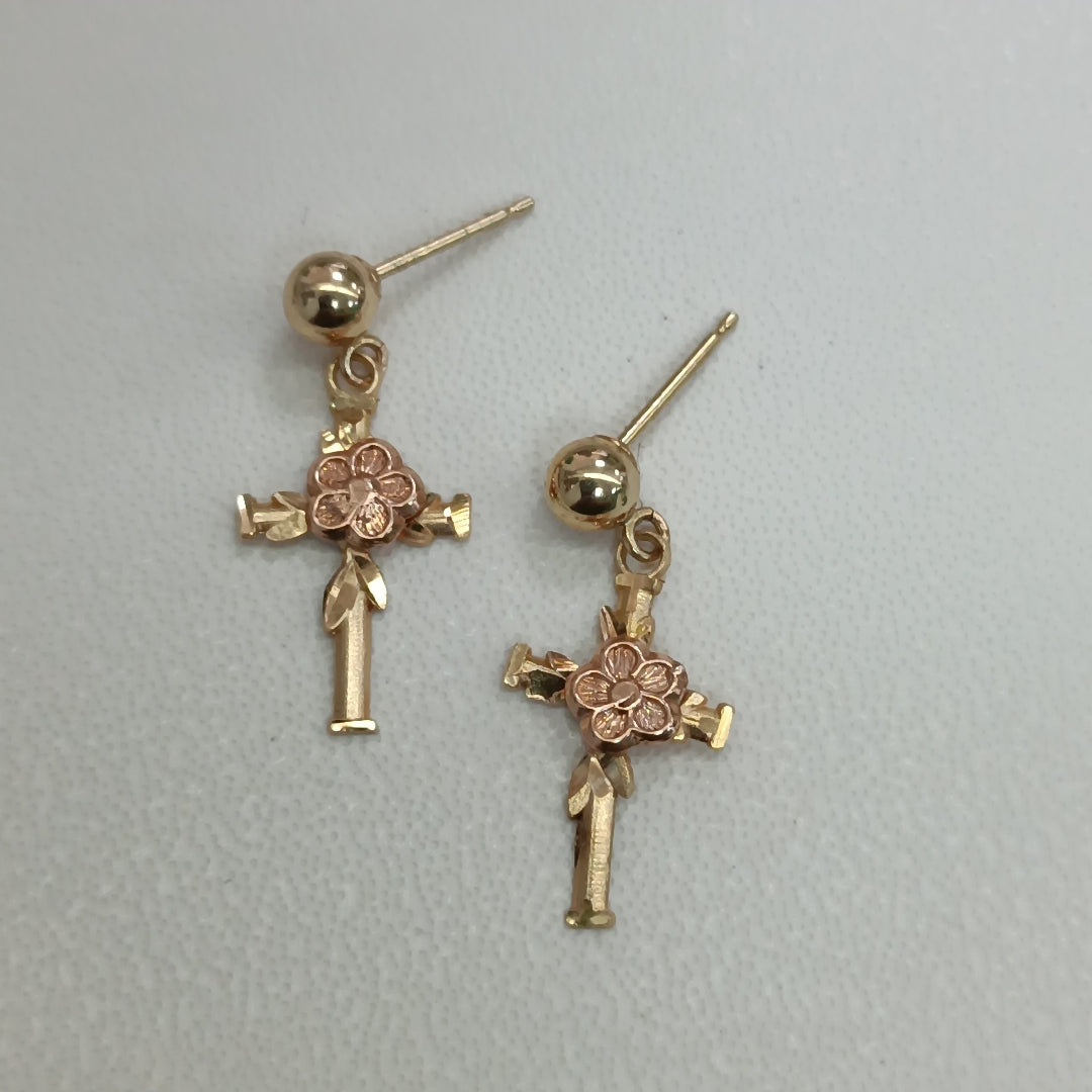 ARETES PAR ORO 14 K 0.8 GRMS (SEMINUEVO)