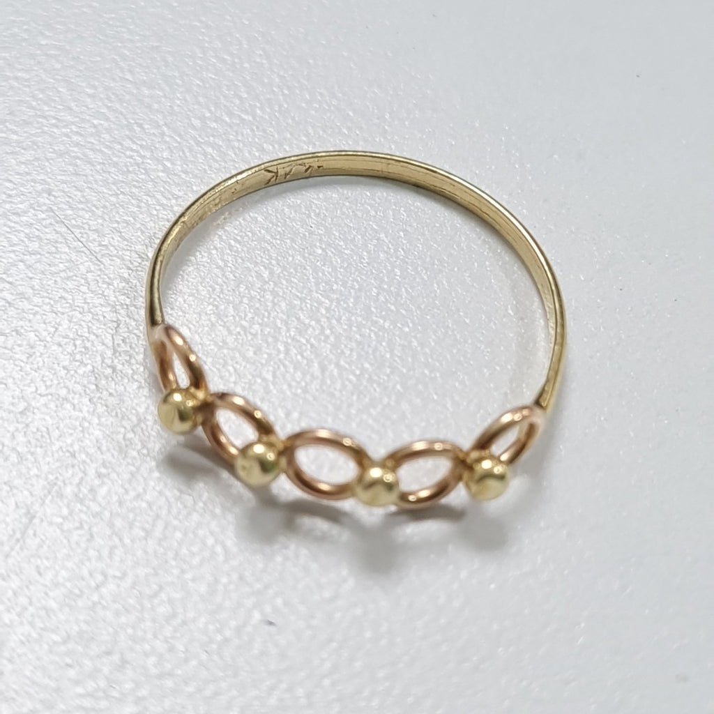 ANILLO ORO 14 K 1,10 GRMS (SEMINUEVO)
