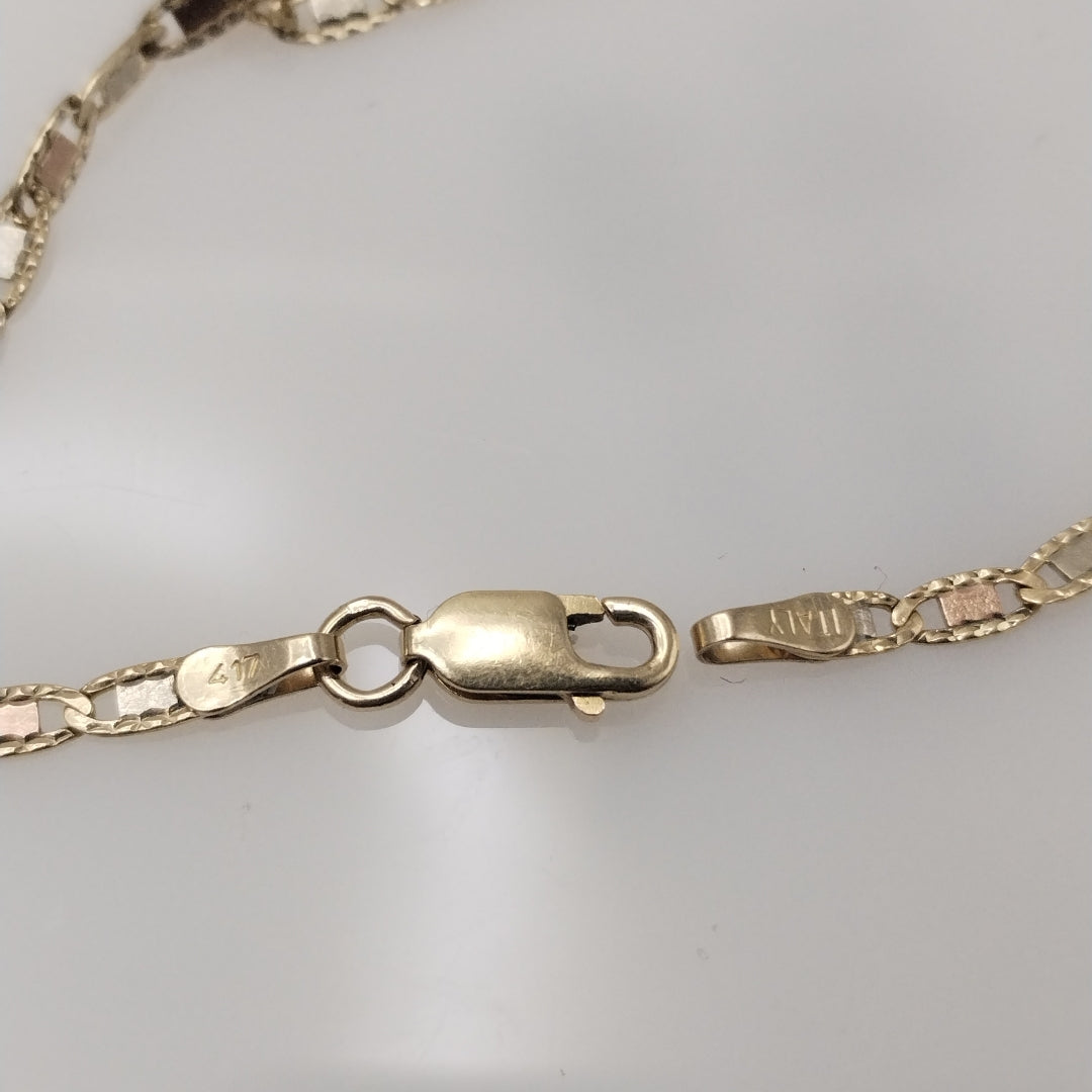 PULSERA ORO COMBINADO 10 K 2 GRMS (SEMINUEVO)