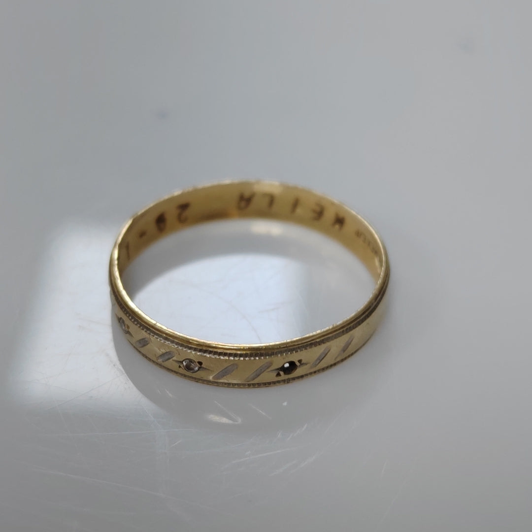 ARGOLLA ORO 14 K 1.8 GRMS (SEMINUEVO)