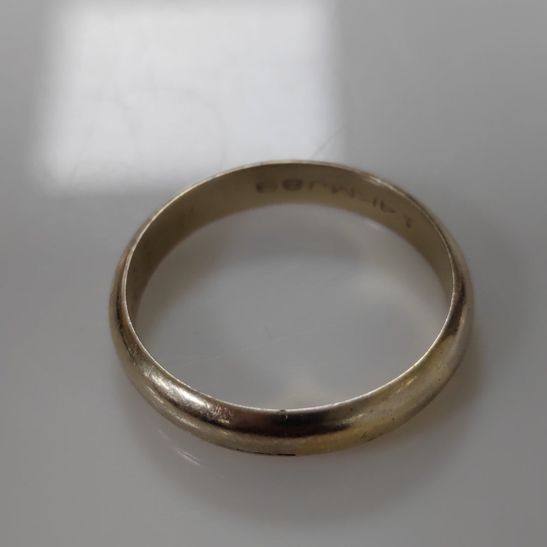 ARGOLLA ORO BLANCO 14 K 3.8 GRMS (SEMINUEVO)