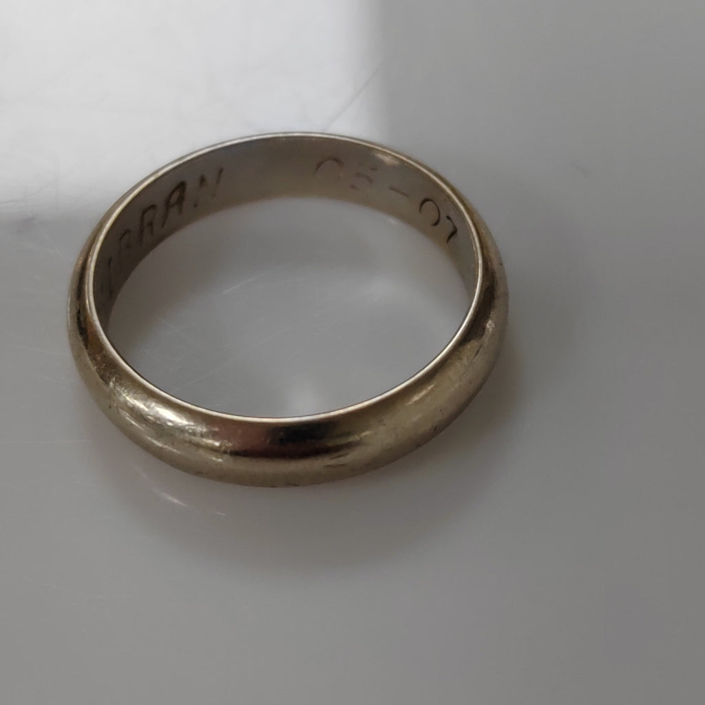 ARGOLLA ORO BLANCO 14 K 3.9 GRMS (SEMINUEVO)