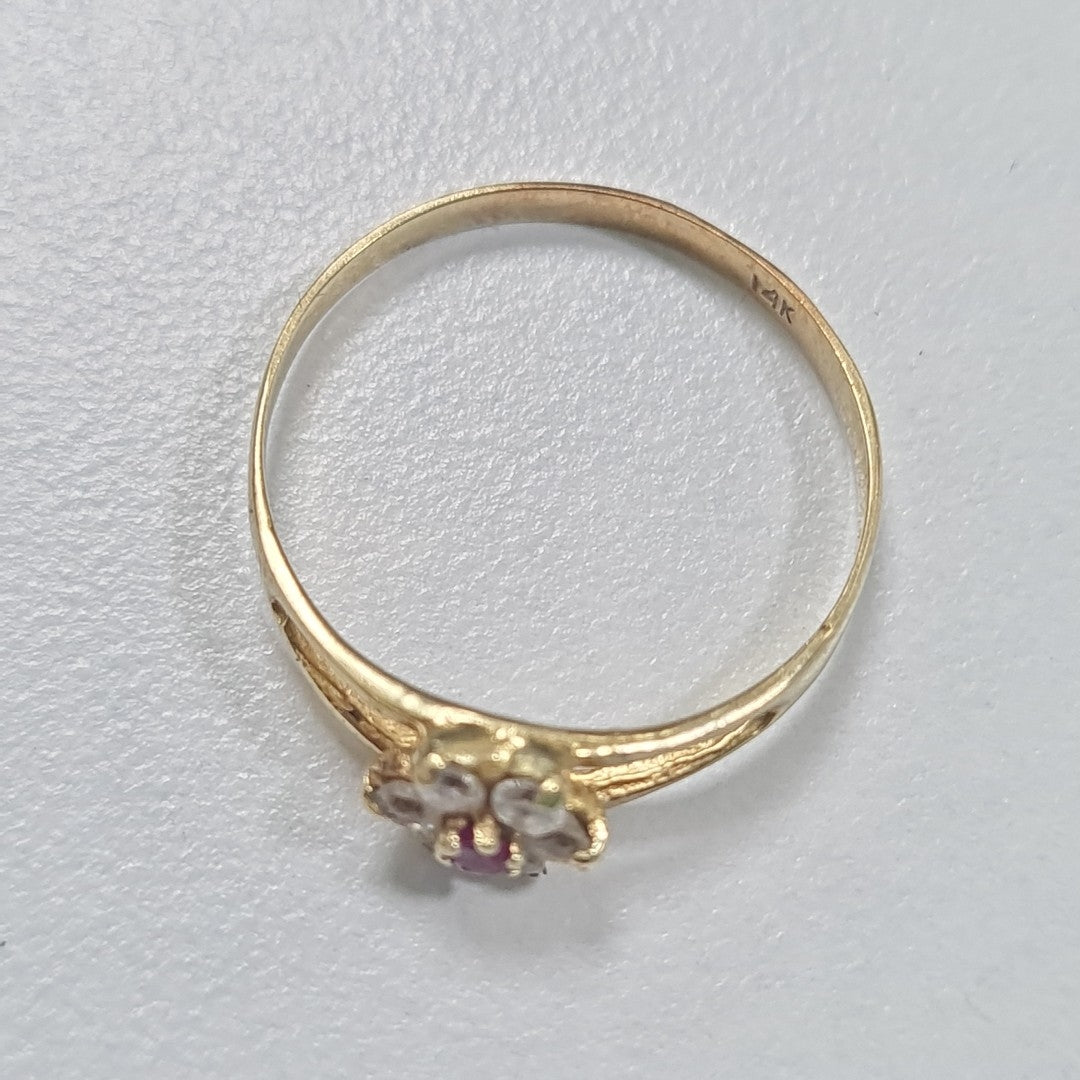 ANILLITO,ANILLO ORO 14 K 1,20 GRMS (SEMINUEVO)