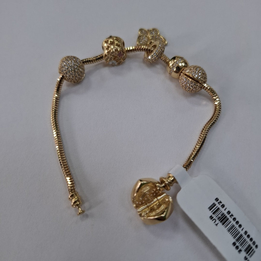 PULSERA CHARM ORO 14K 17.9 (NUEVO)