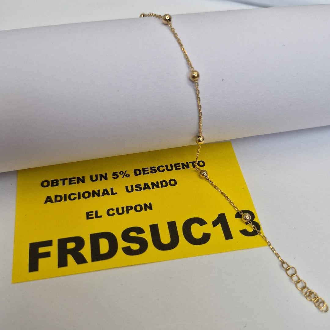 PULSERAS DAMA ORO 14K 1 (NUEVO)