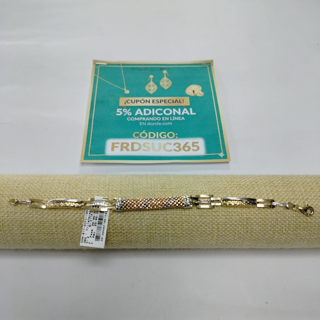 ESCLAVA ORO COMBINADO 14 K 9.4 GRMS (SEMINUEVO)