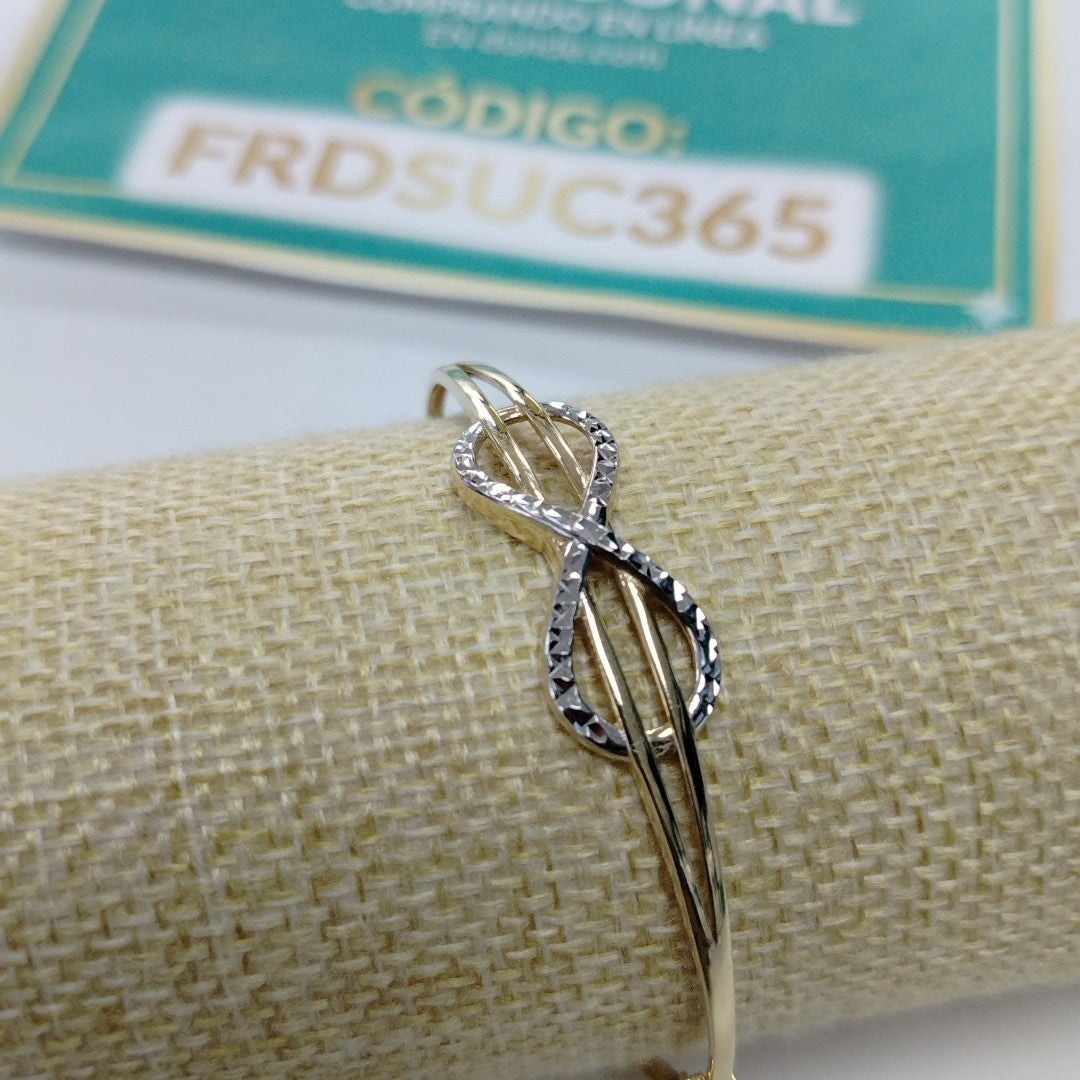 PULSERA RIGIDA ORO 14 K 5.2 GRMS (SEMINUEVO)