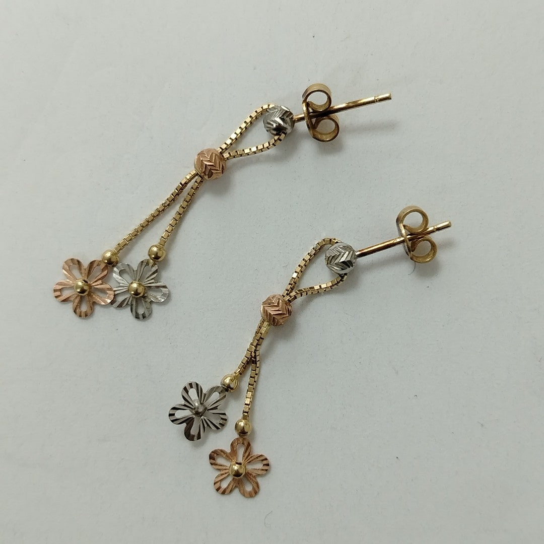 BROQUELES PAR ORO 14 K 1.9 GRMS (SEMINUEVO)