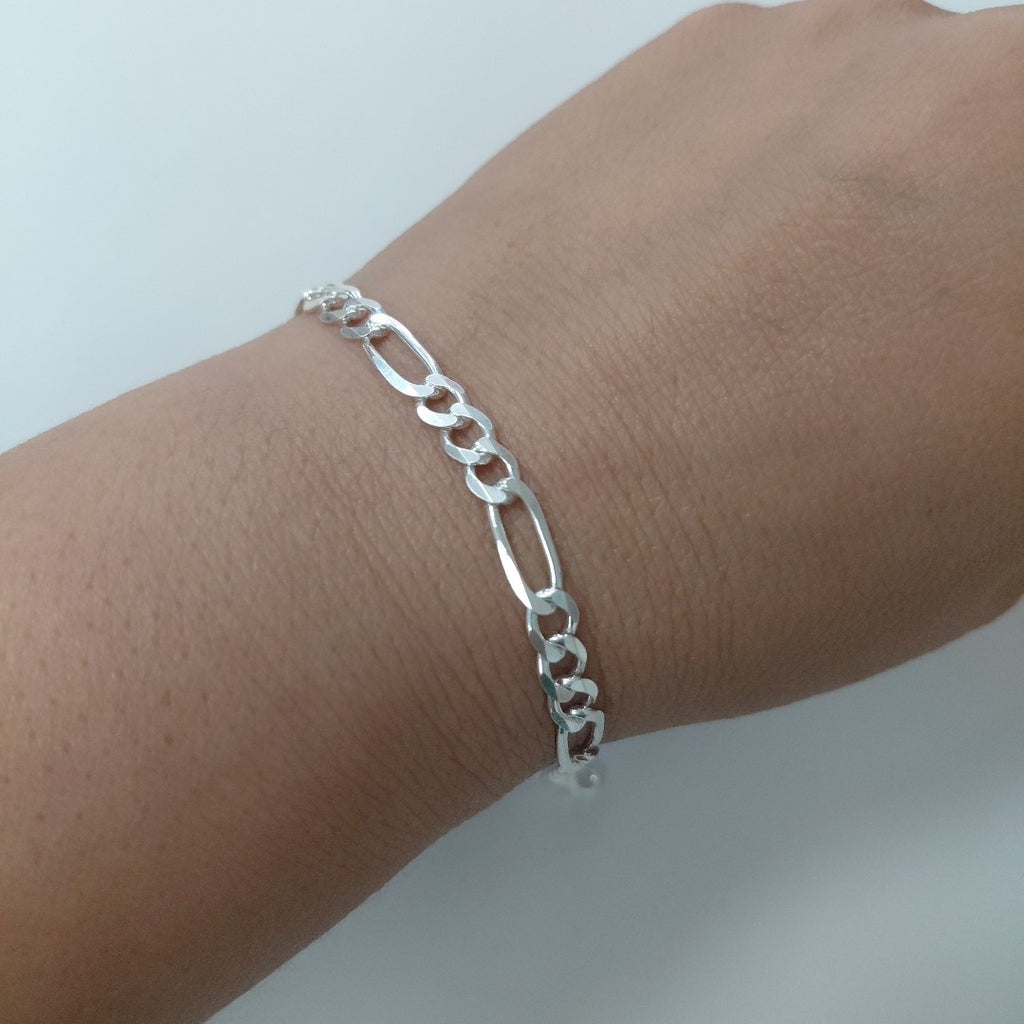 PULSERA 3X1 PLATA .925 18 CM 5.43 GR (NUEVO)