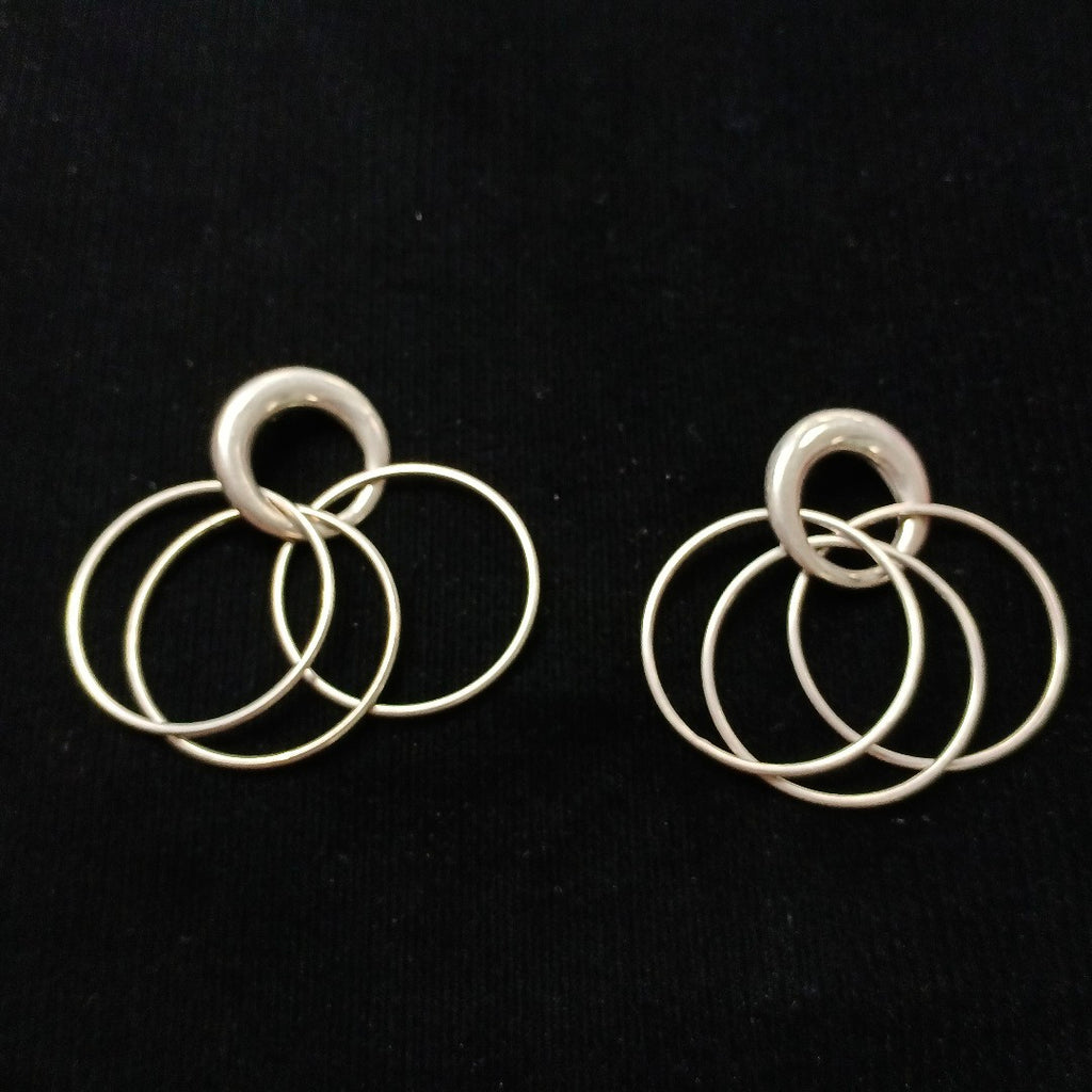 ANILLO, BROQUELES PAR PLATA 10.9 GRMS (SEMINUEVO)