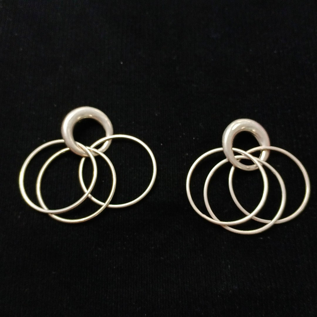 ANILLO, BROQUELES PAR PLATA 10.9 GRMS (SEMINUEVO)
