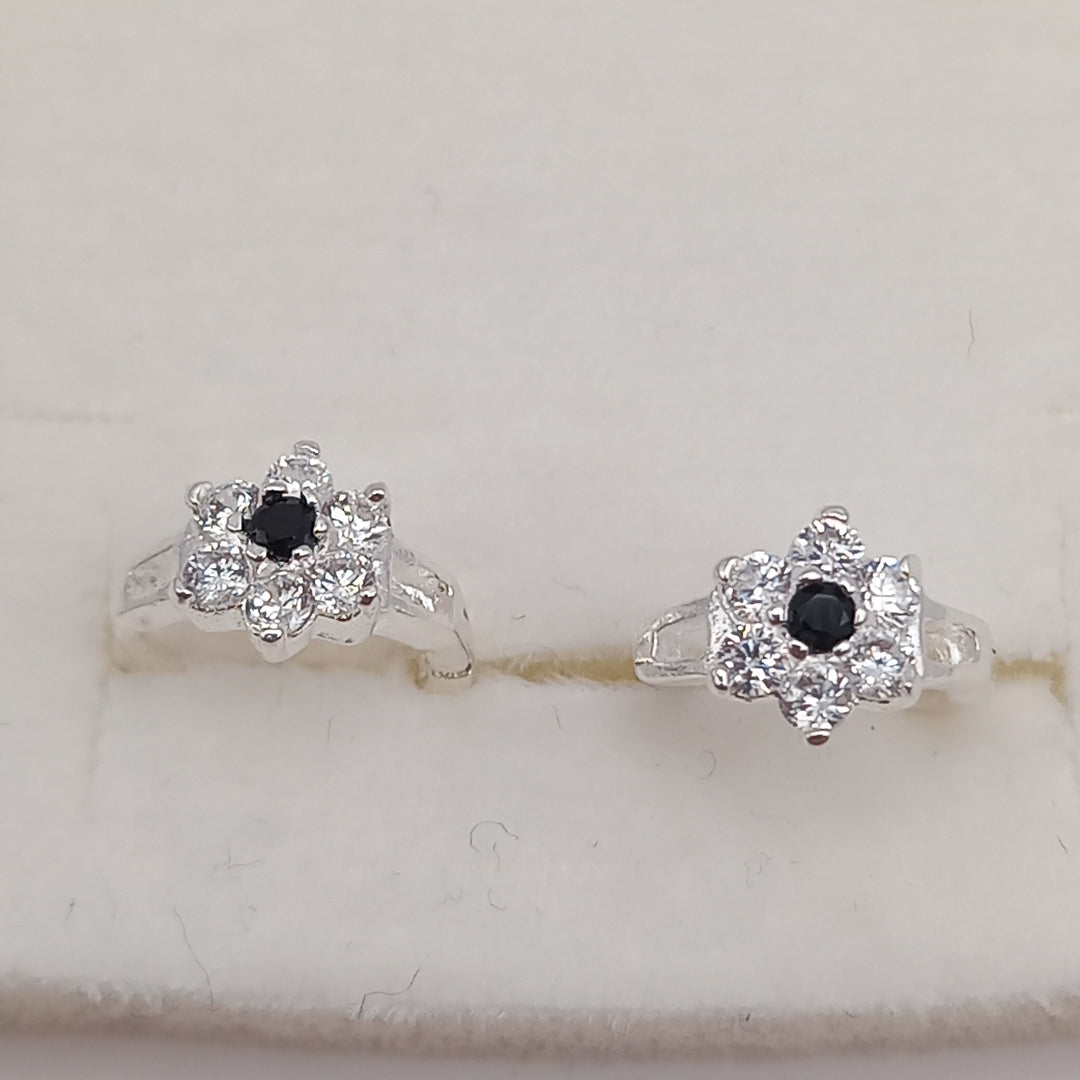 ARRACADAS C/CIRCONIAS PLATA .925 1.6 GR (NUEVO)