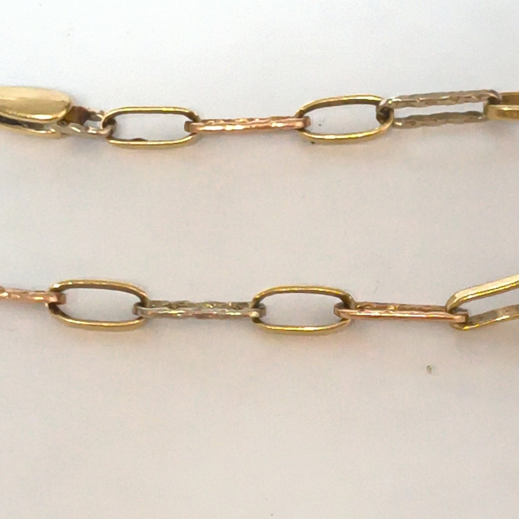 ESCLAVA ORO COMBINADO 14 K 2,60 GRMS (SEMINUEVO)