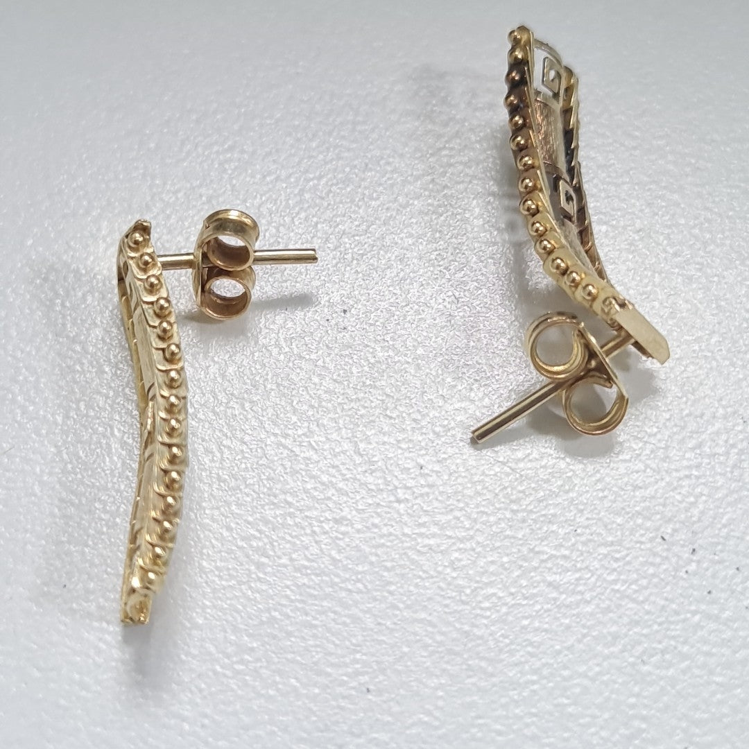 BROQUELES PAR ORO 14 K 2 GRMS (SEMINUEVO)