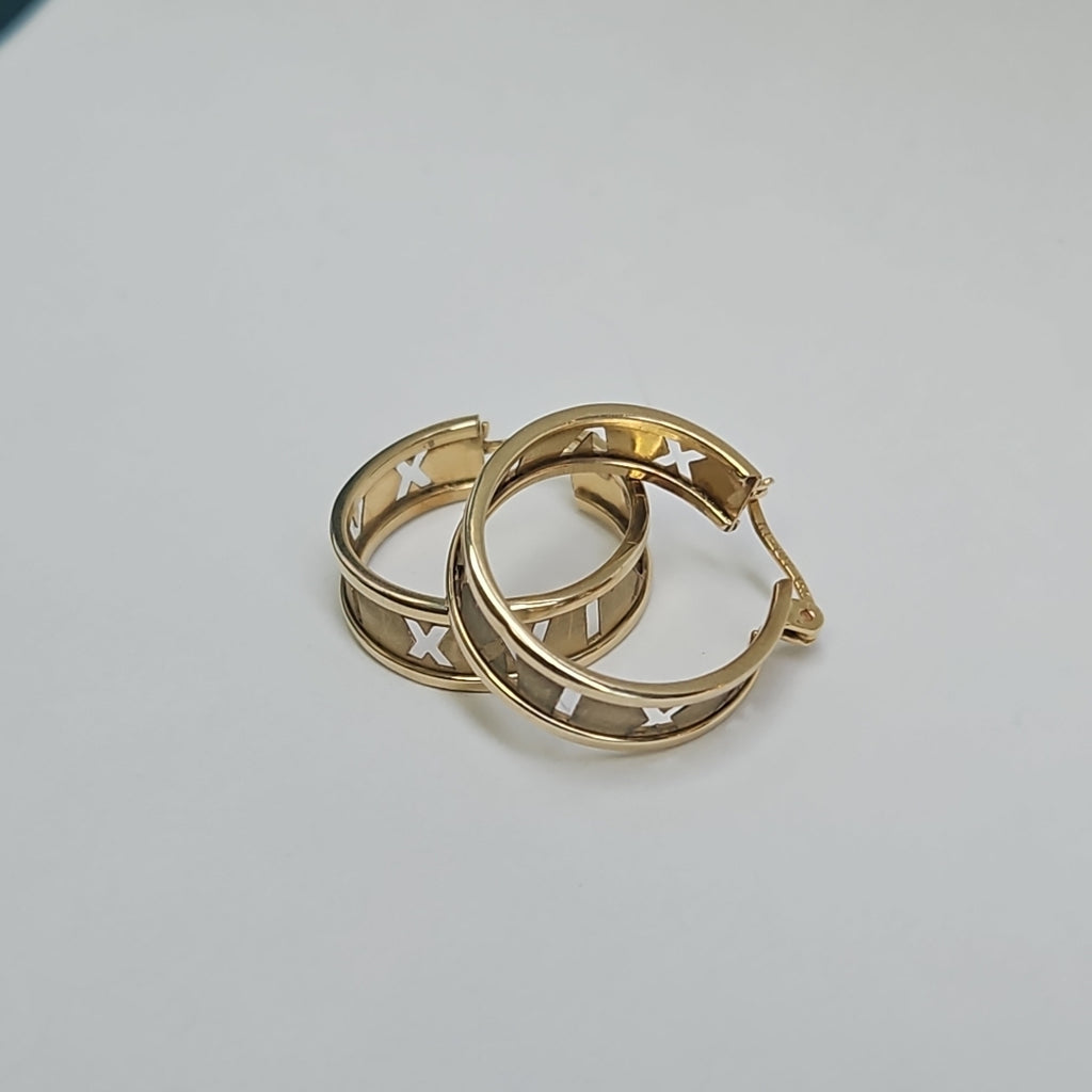 ARRACADAS PAR ORO 14 K 2,80 GRMS (SEMINUEVO)