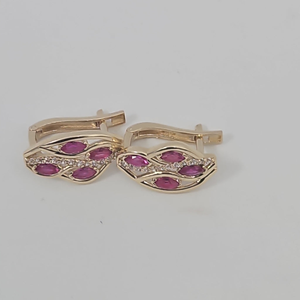 BROQUELES ORO 14K 3.9 (NUEVO)