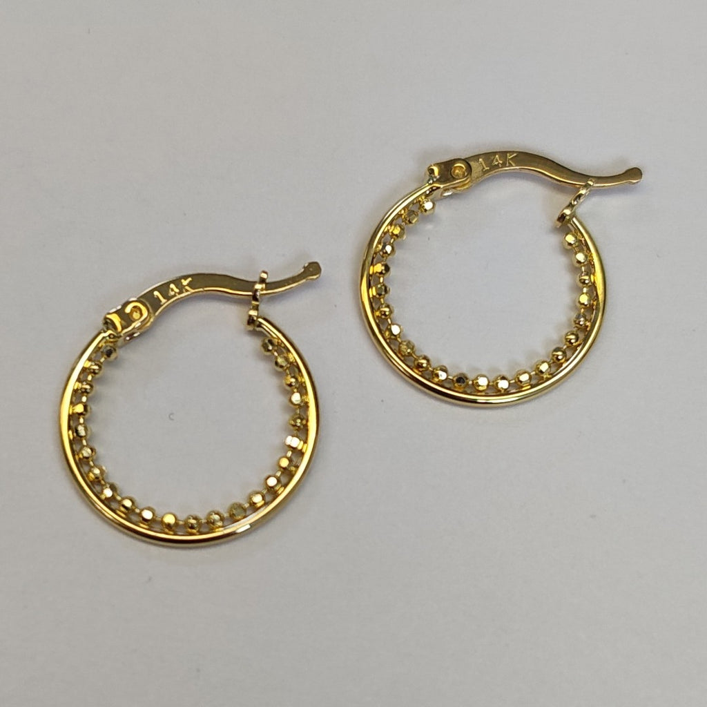 ARRACADAS ORO 14K 1.7 (NUEVO)