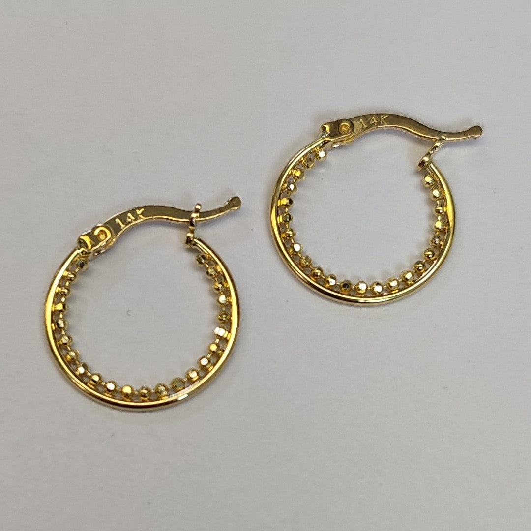 ARRACADAS ORO 14K 1.7 (NUEVO)