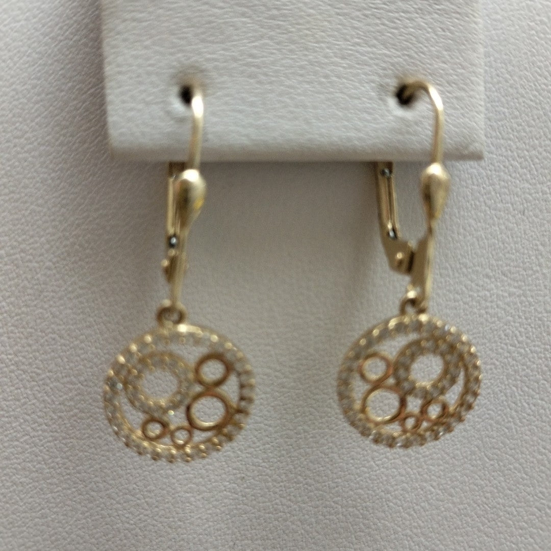 BROQUELES ORO 14K 2.7 (NUEVO)