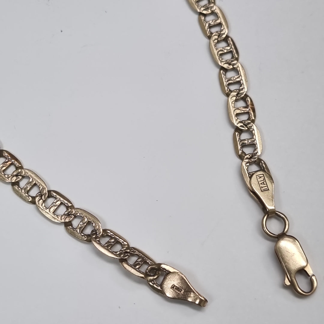 PULSERA ORO,RODIADO 10 K 7,40 GRMS (SEMINUEVO)