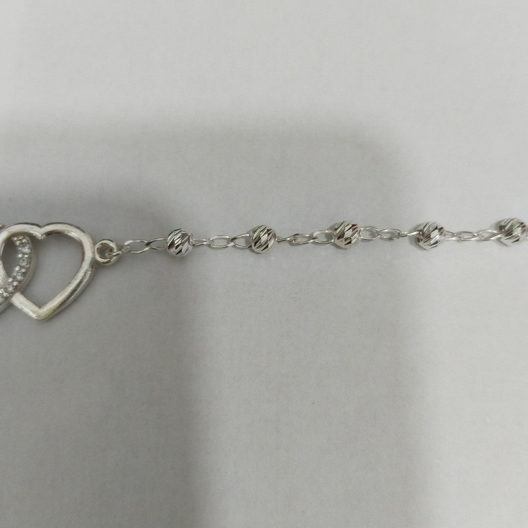 PULSERA TEJIDO TEJIDO ESPECIAL PLATA .925 18 CM 4 GR (NUEVO)