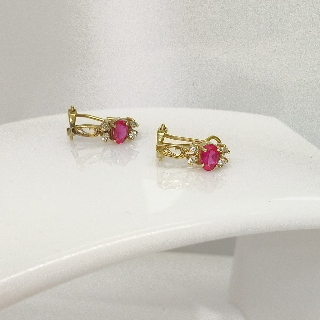 ARETES PAR ORO 10 K 2,60 GRMS (SEMINUEVO)