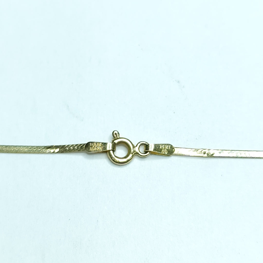 CADENA ORO 14 K 2,30 GRMS (SEMINUEVO)