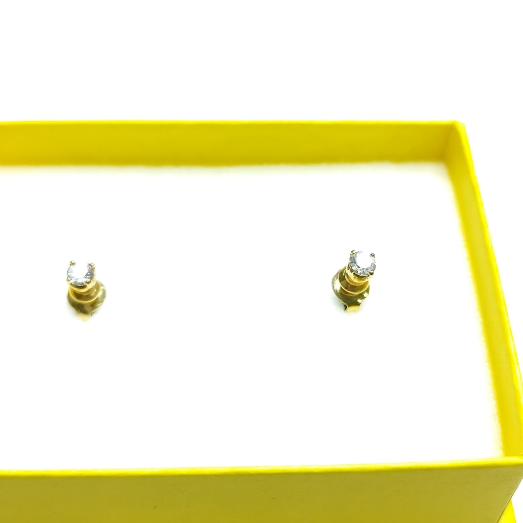 BROQUELES PAR ORO 14 K 1,70 GRMS (SEMINUEVO)