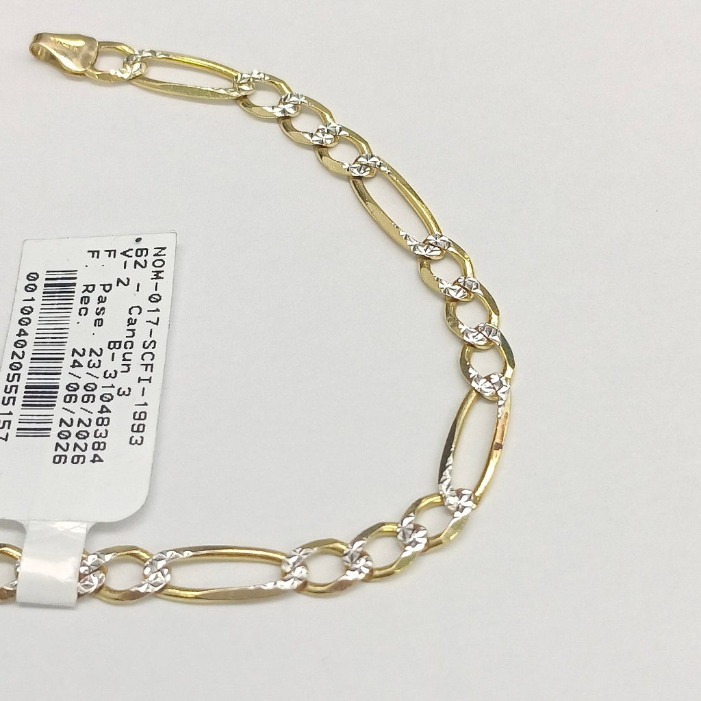 PULSERA ORO, RODIADO 14 K 6.3 GRMS (SEMINUEVO)