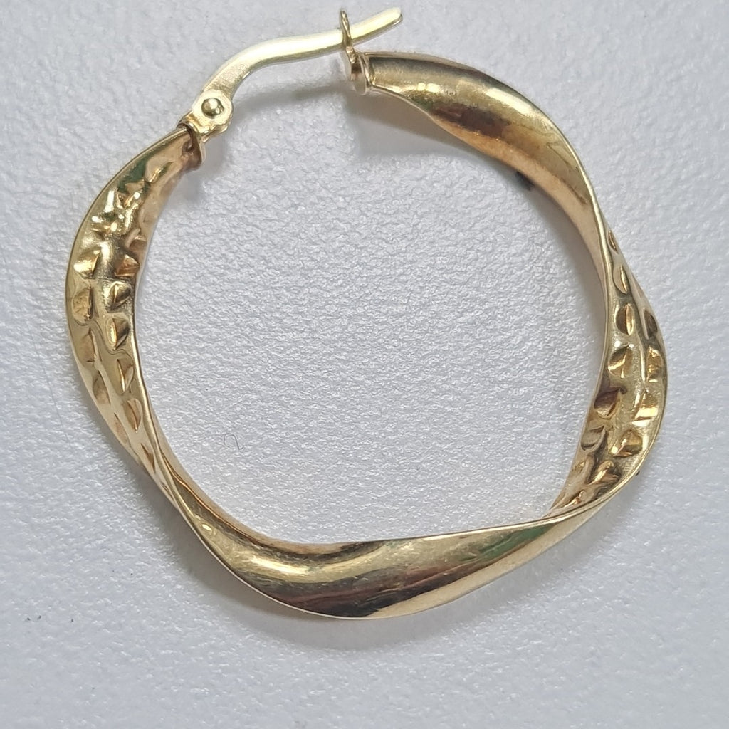 ARRACADAS PAR ORO 14 K 2.7 GRMS (SEMINUEVO)