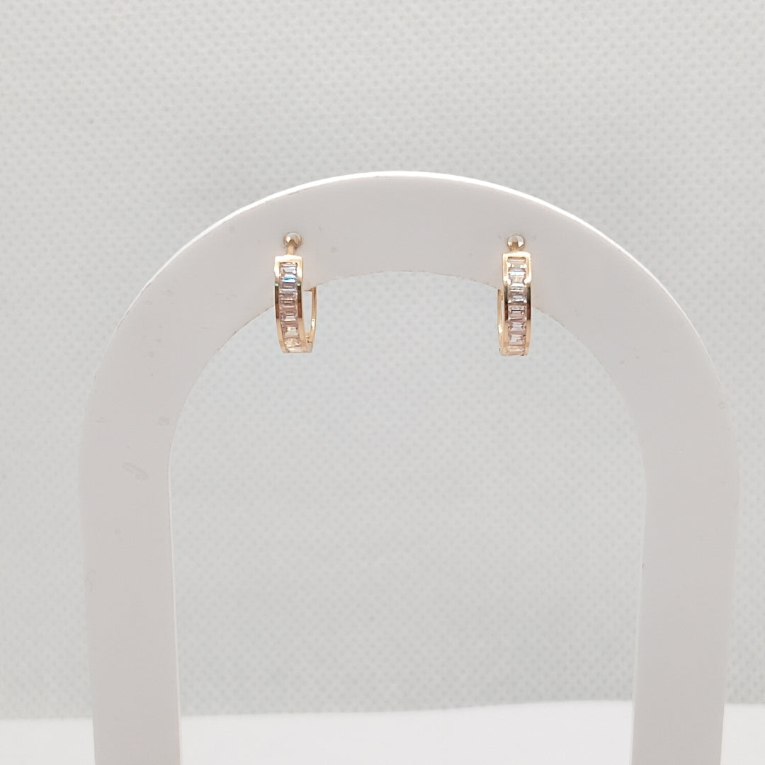 ARRACADAS PAR ORO 14 K 1.1 GRMS (SEMINUEVO)