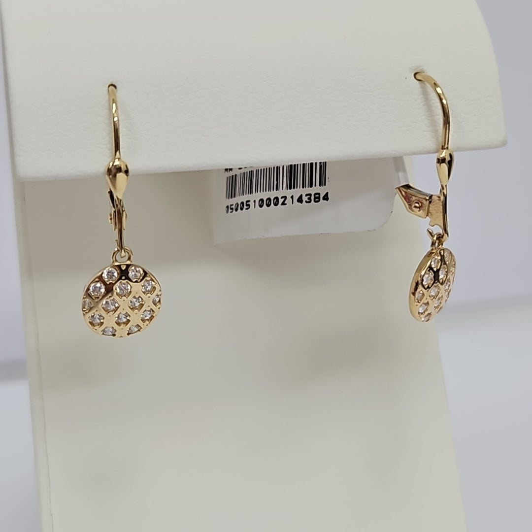 BROQUELES ORO 14K 2.4 (NUEVO)
