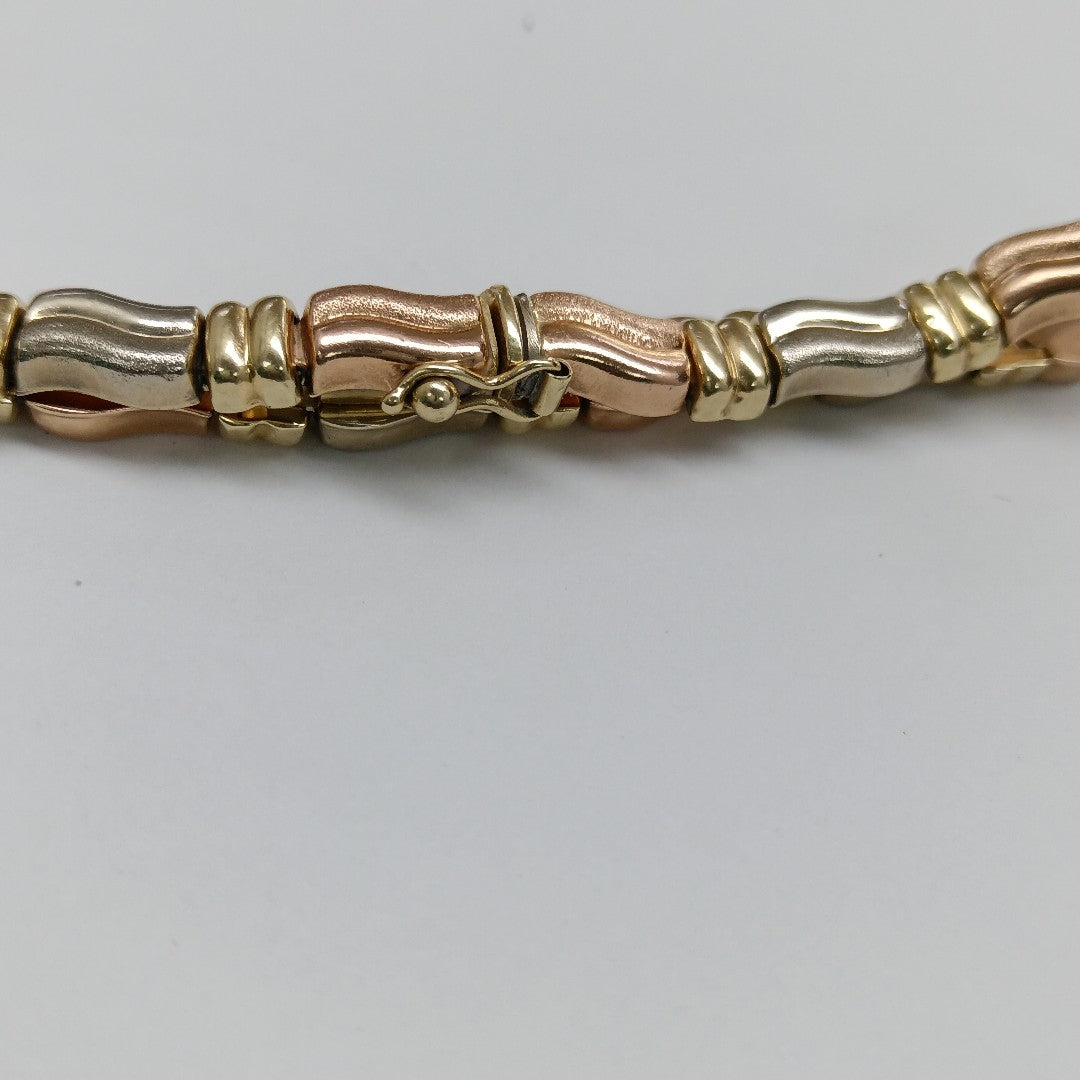 PULSERA ORO,RODIADO 14 K 9,00 GRMS (SEMINUEVO)