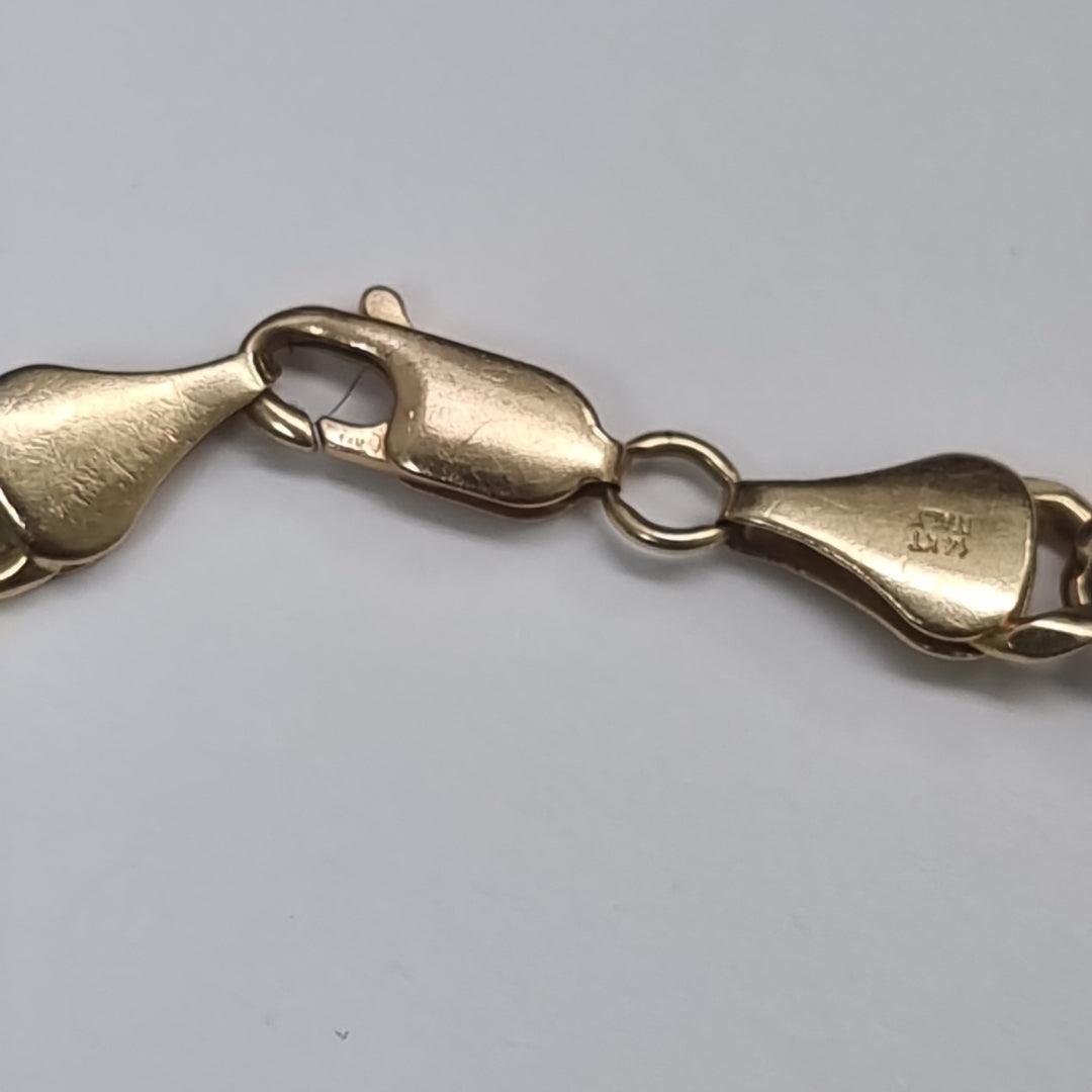 PULSERA ORO 14 K 6.7 GRMS (SEMINUEVO)