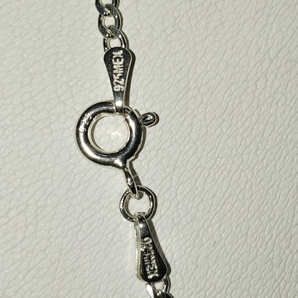 CADENA TEJIDO BARBADO PLATA .925 55 CM 4.9 GR (NUEVO)