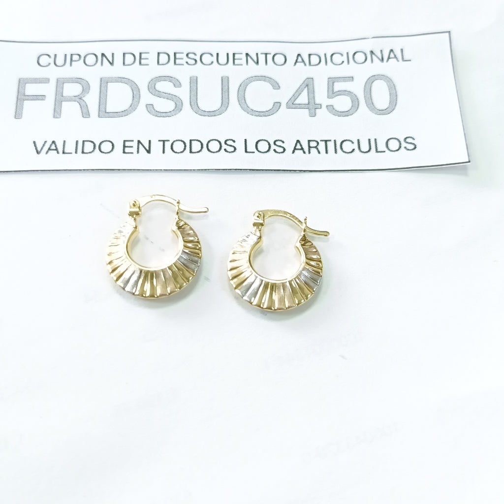 ARRACADAS ORO 14K 1.7 (NUEVO)