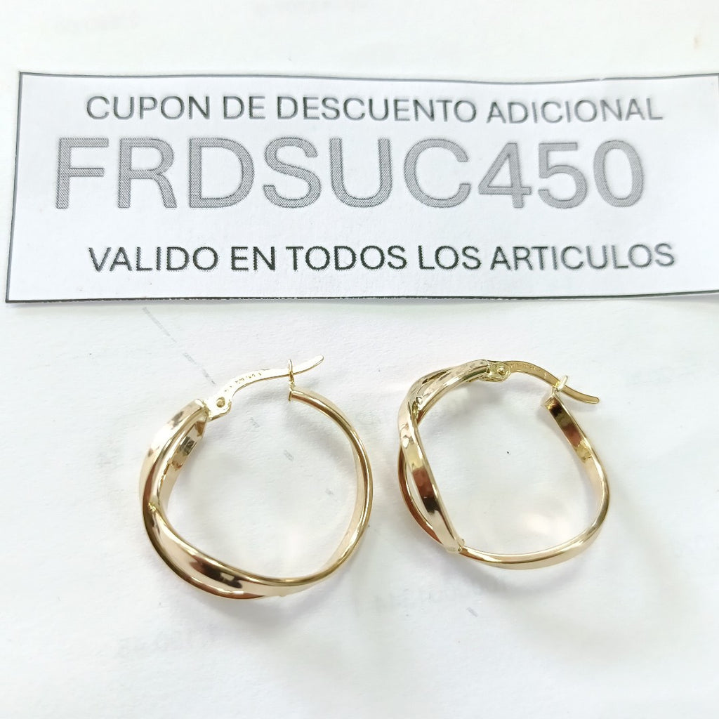 ARRACADAS ORO 14K 2 (NUEVO)