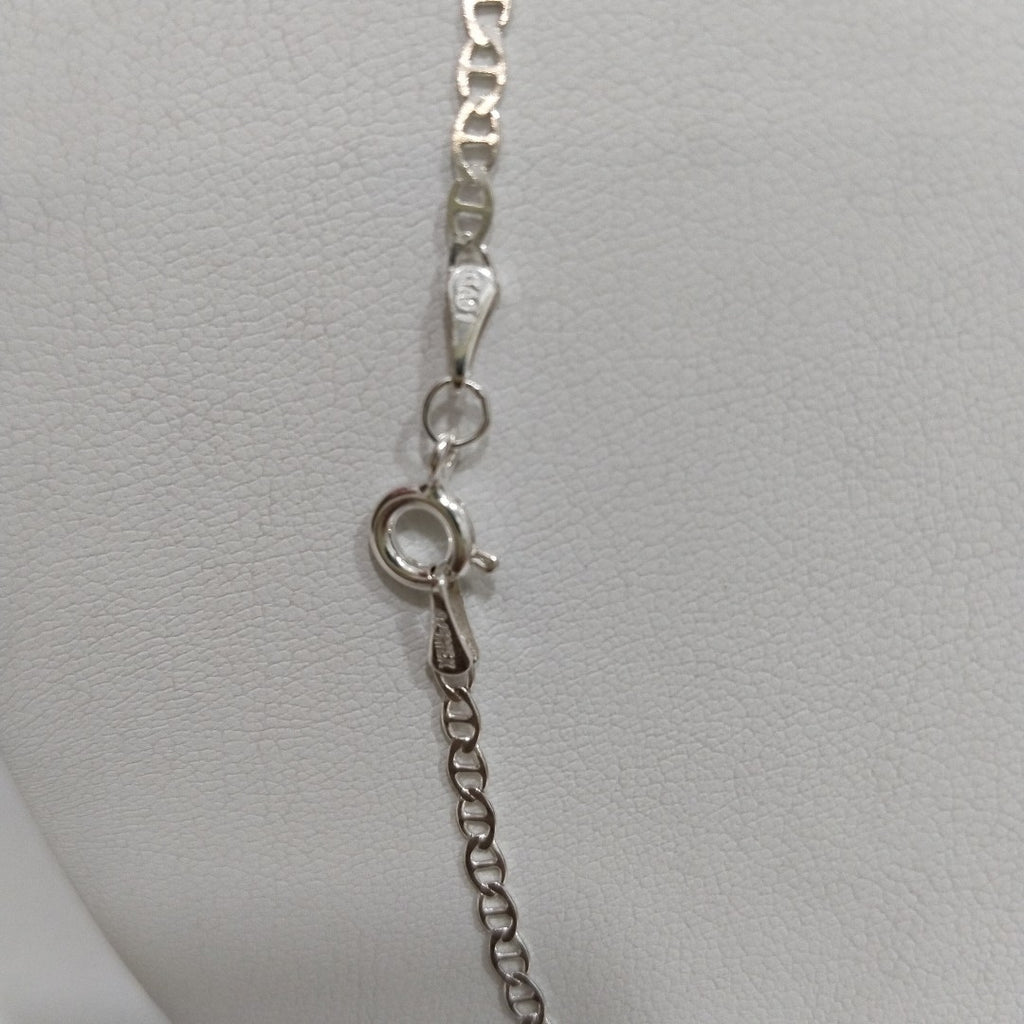 CADENA TEJIDO GUCHI PLATA .925 55 CM 3.4 GR (NUEVO)