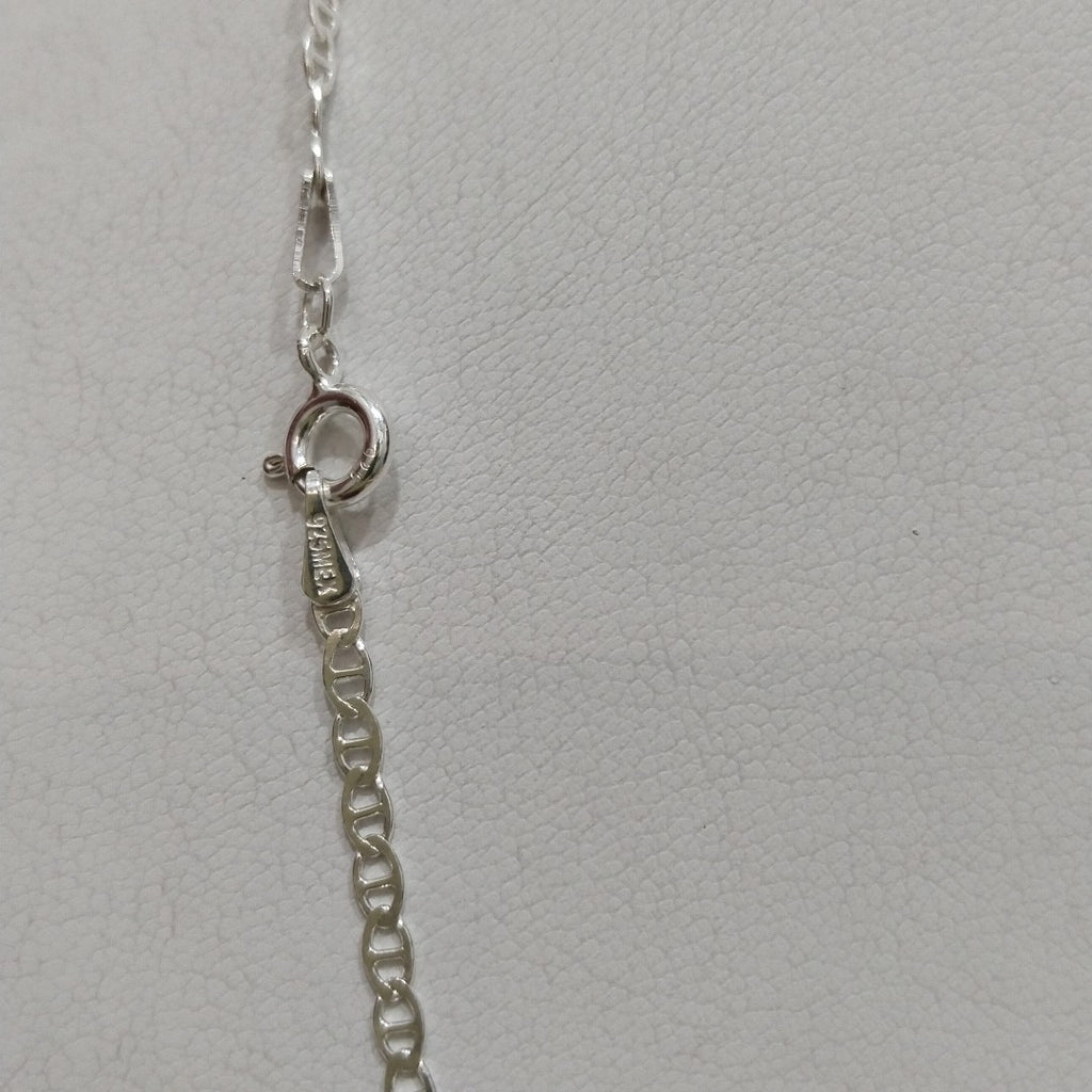 CADENA TEJIDO GUCHI PLATA .925 55 CM 3.6 GR (NUEVO)