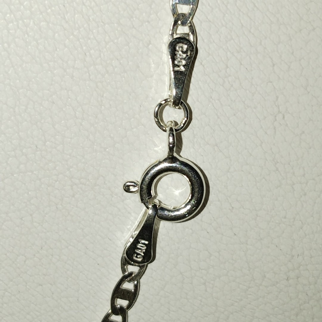 CADENA TEJIDO ESPEJO PLATA .925 55 CM 3.8 GR (NUEVO)