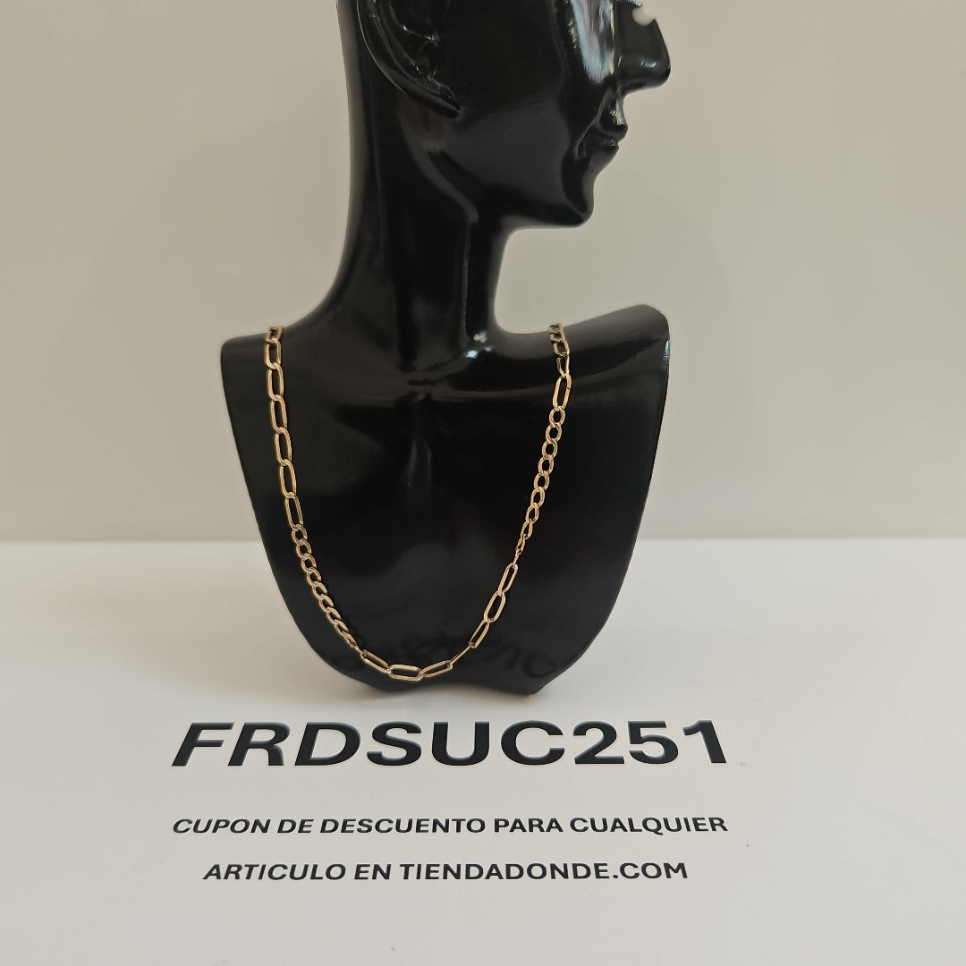 CADENA ORO 14 K 4.5 GRMS (SEMINUEVO)