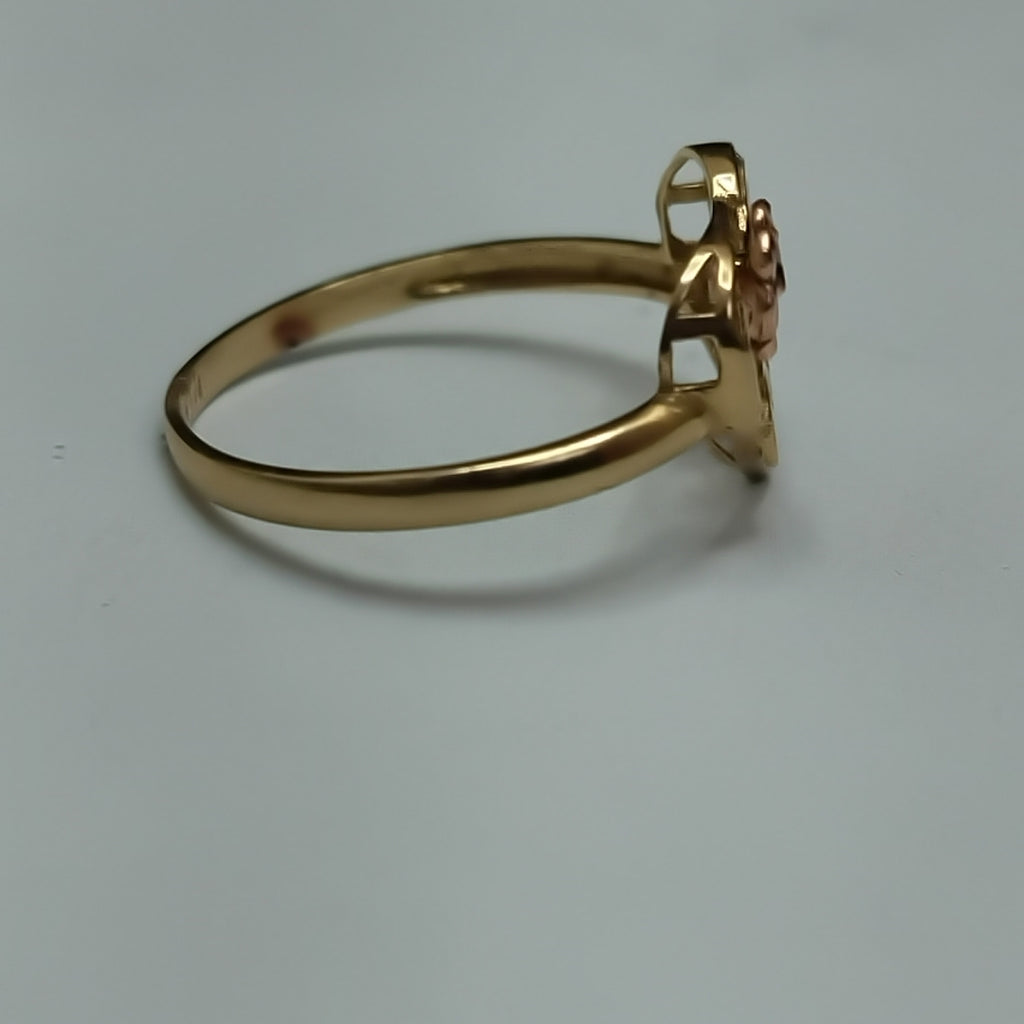ANILLITO ORO,ORO COMBINADO 10 K 1,10 GRMS (SEMINUEVO)